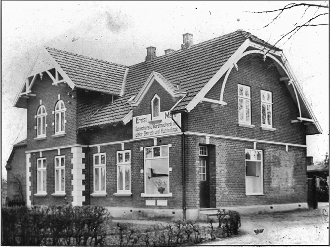 Das Haus in der Lindenstraße zu Beginn des 20. Jahrhundert